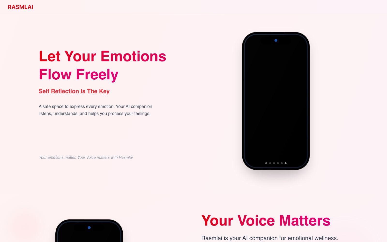 Rasmlai AI Website Screenshot